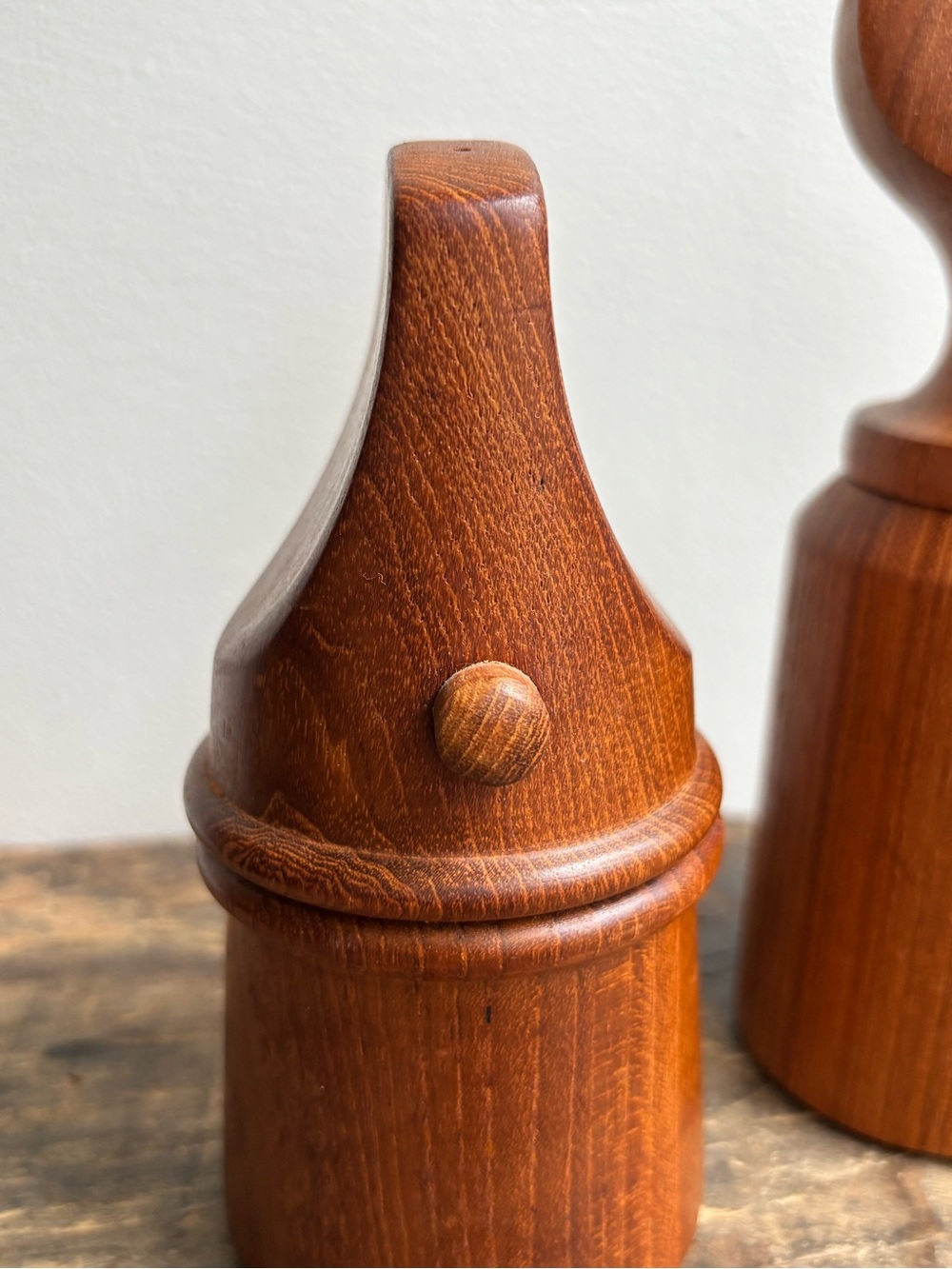 Dansk Vintage Teak Wooden Salt and Pepper Mills - Picture 3 of 11